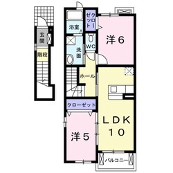 サピィーラフテルの物件間取画像